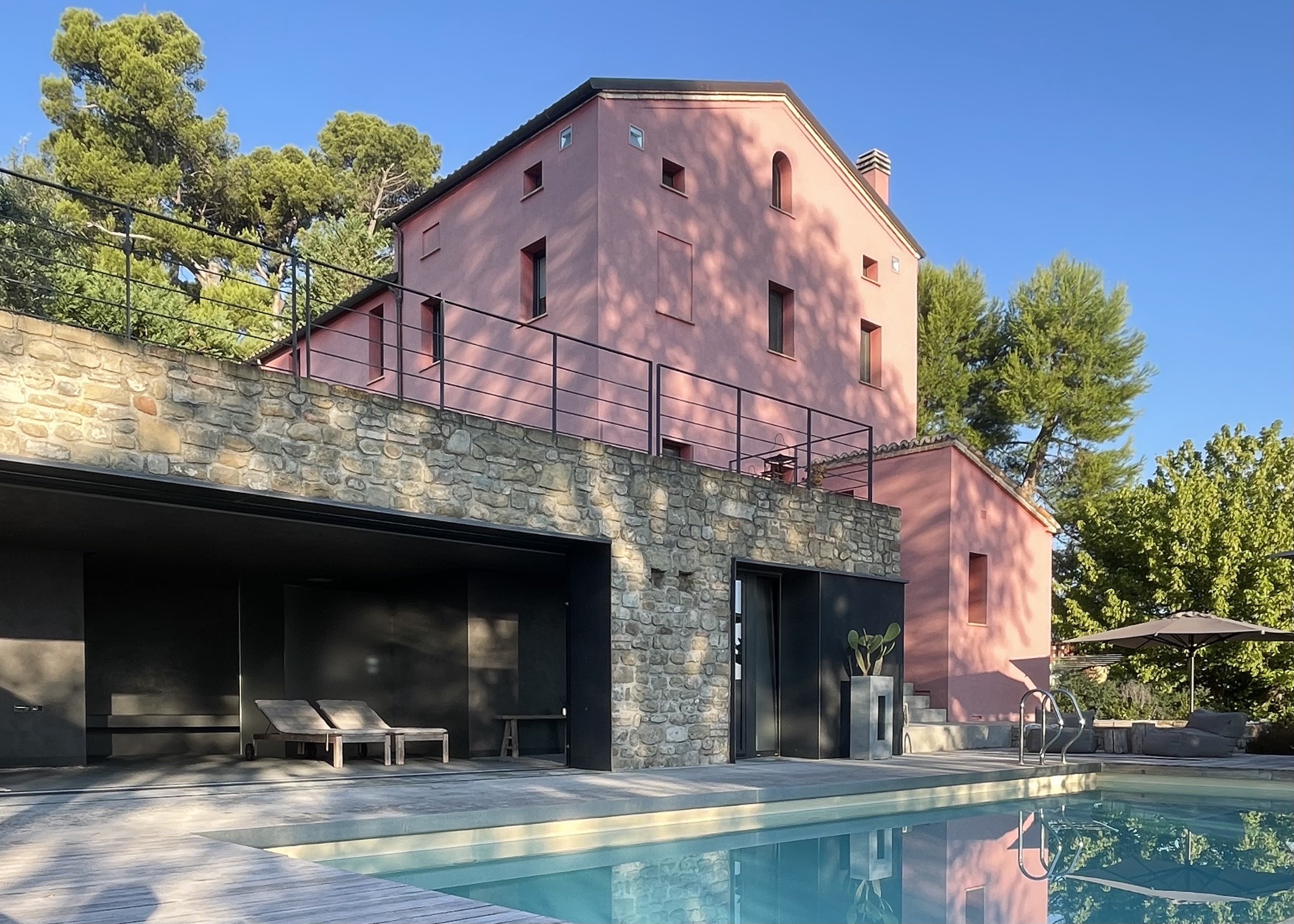 casa rossa 4A — Blick über das Esinatal