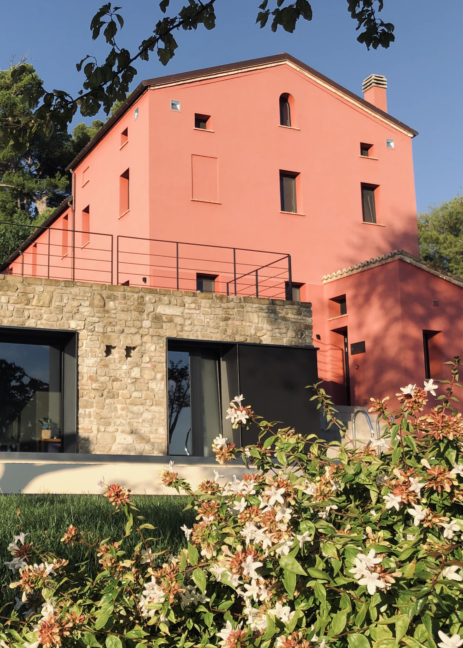 Das Bauernhaus der casa rossa 4A aus dem 18. Jahrhundert